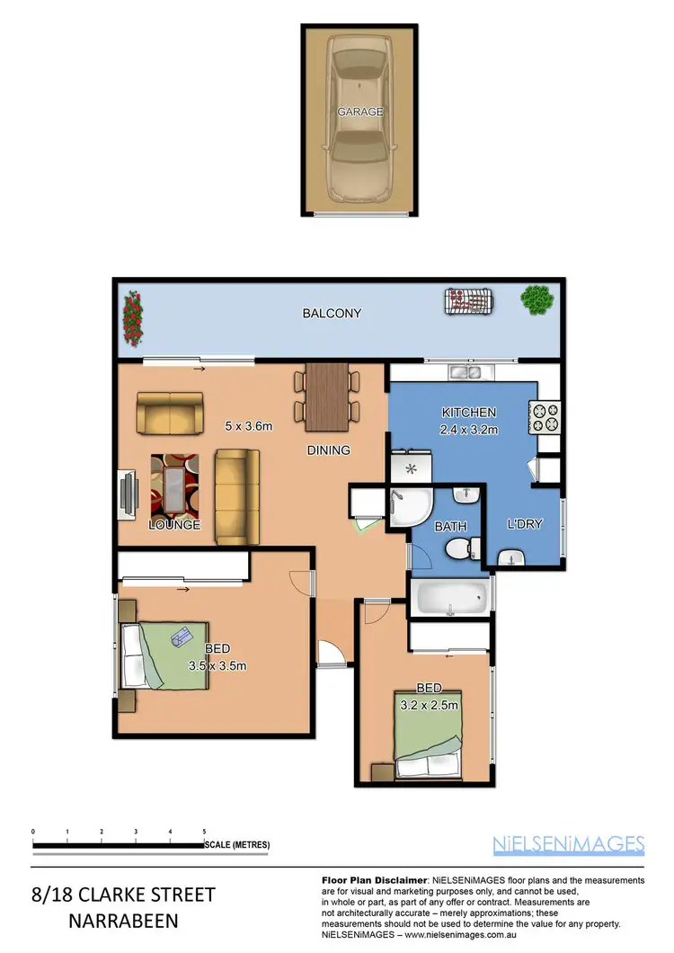 Floorplan of Homely unit listing, 8/18 Clarke St, Narrabeen NSW 2101