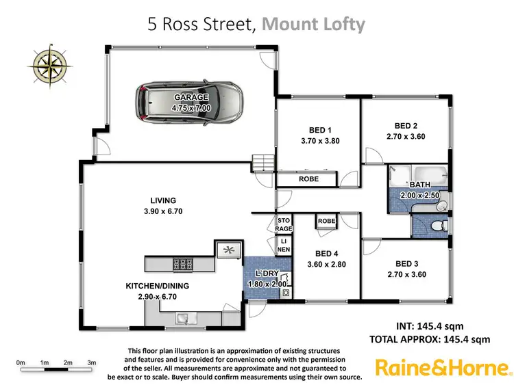 Floorplan of Homely house listing, 5 Ross Street, Mount Lofty QLD 4350