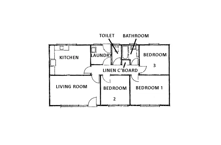 Floorplan of Homely house listing, 6 Sims Crescent, Cleve SA 5640
