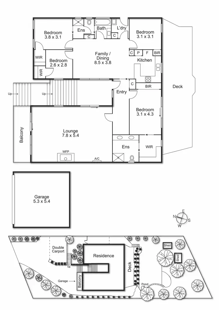Floorplan of Homely house listing, 34 Norfolk Road, Mount Martha VIC 3934