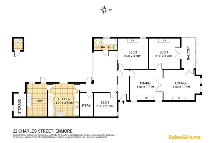 Floorplan of Homely house listing, 22 Charles Street, Enmore NSW 2042