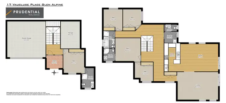 Floorplan of Homely house listing, 17 Vaucluse Place, Glen Alpine NSW 2560