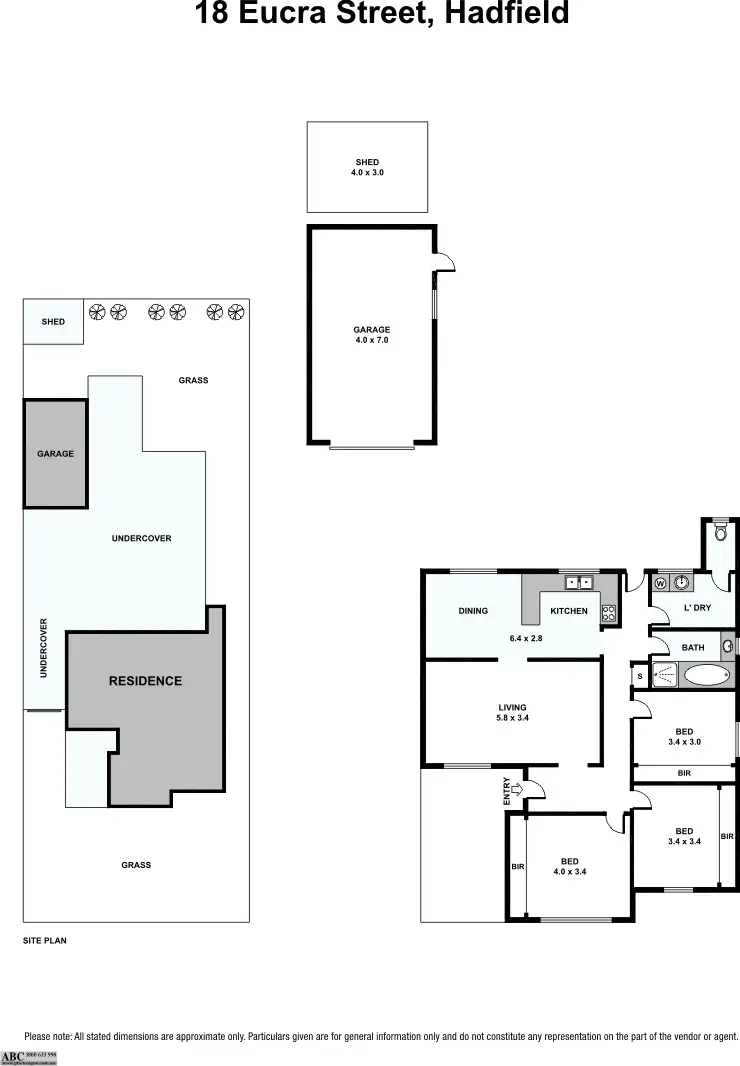 Floorplan of Homely house listing, 18 Eucra Street, Glenroy VIC 3046
