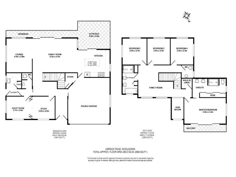 Floorplan of Homely house listing, 6 Brook Rd, Wooloowin QLD 4030