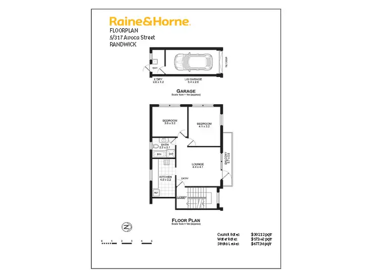 Floorplan of Homely apartment listing, 5/317 Avoca Street, Randwick NSW 2031