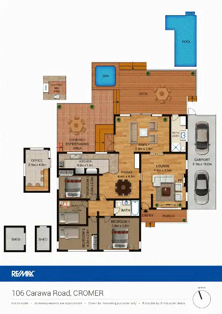 Floorplan of Homely house listing, 106 Carawa Rd, Cromer NSW 2099