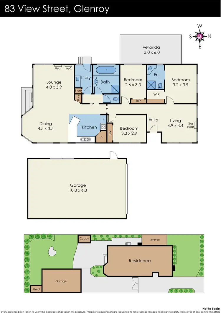 Floorplan of Homely house listing, 83 View Street, Glenroy VIC 3046