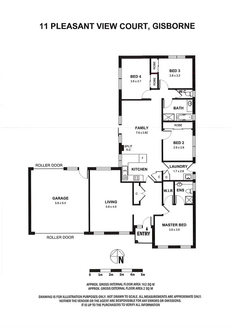 Floorplan of Homely house listing, 11 Pleasant View Court, Gisborne VIC 3437