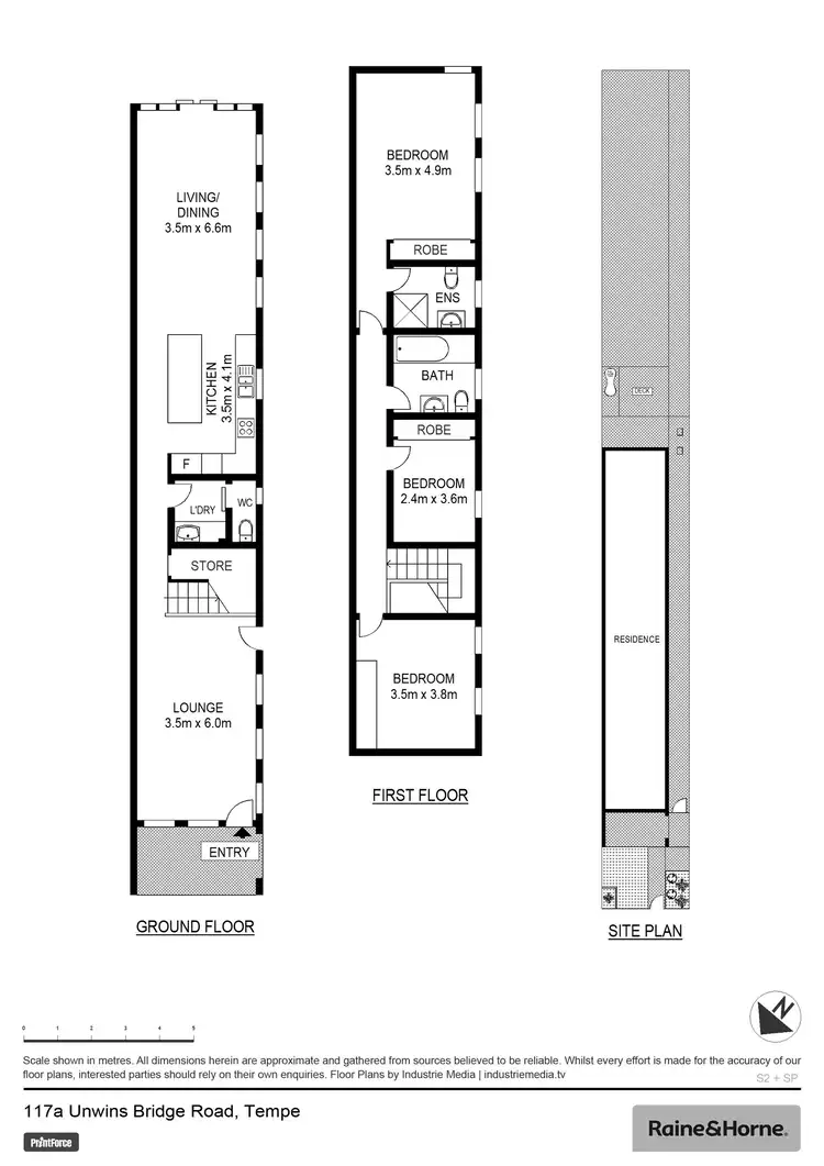 Floorplan of Homely house listing, 117A Unwins Bridge Road, Tempe NSW 2044