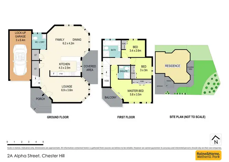 Floorplan of Homely semi-detached listing, 2A Alpha Street, Chester Hill NSW 2162