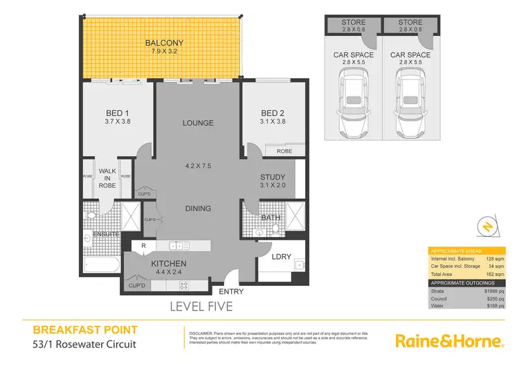 Floorplan of Homely apartment listing, 53/1 Rosewater Circuit, Breakfast Point NSW 2137