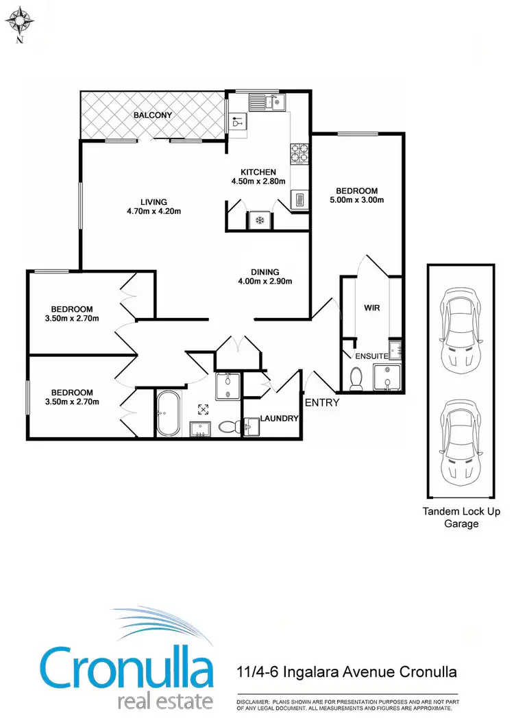 Floorplan of Homely apartment listing, 11/4-6 Ingalara Ave, Cronulla NSW 2230