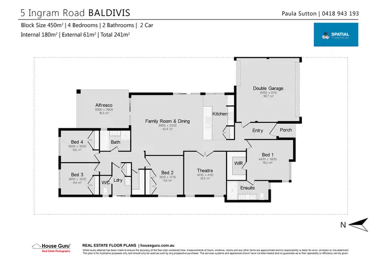 Floorplan of Homely house listing, 5 Ingram Rd, Baldivis WA 6171