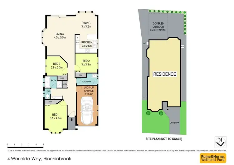 Floorplan of Homely house listing, 4 Warialda Way, Hinchinbrook NSW 2168