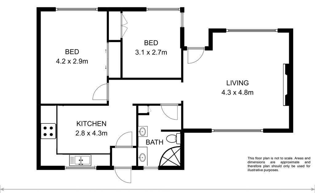 Floorplan of Homely house listing, 64 Arunta Crescent, Chigwell TAS 7011