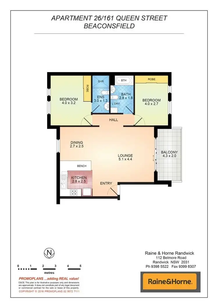 Floorplan of Homely apartment listing, 26/161 Queen Street, Beaconsfield NSW 2015