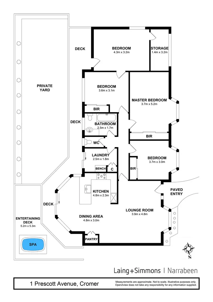 Floorplan of Homely house listing, 1 Prescott Avenue, Cromer NSW 2099