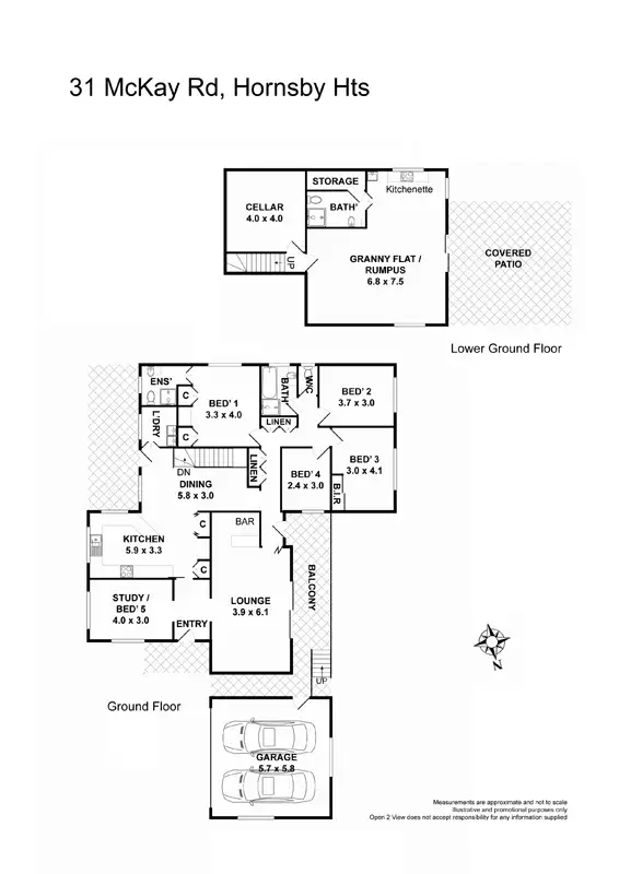 Floorplan of Homely house listing, 31 McKay Road, Hornsby Heights NSW 2077