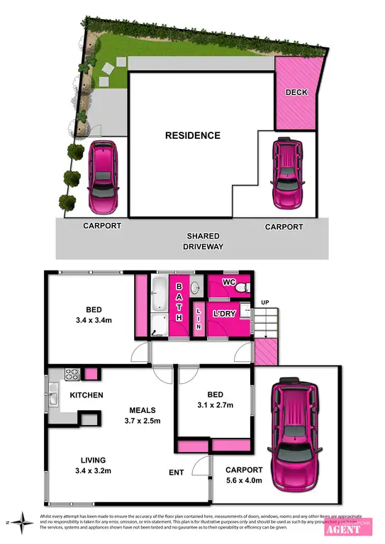 Floorplan of Homely unit listing, 8/228 Roslyn Road, Highton VIC 3216