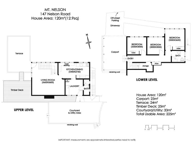 Floorplan of Homely house listing, 147 Nelson Road, Mount Nelson TAS 7007