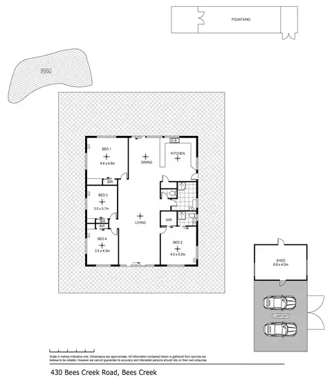 Floorplan of Homely house listing, 430 Bees Creek Road, Bees Creek NT 822