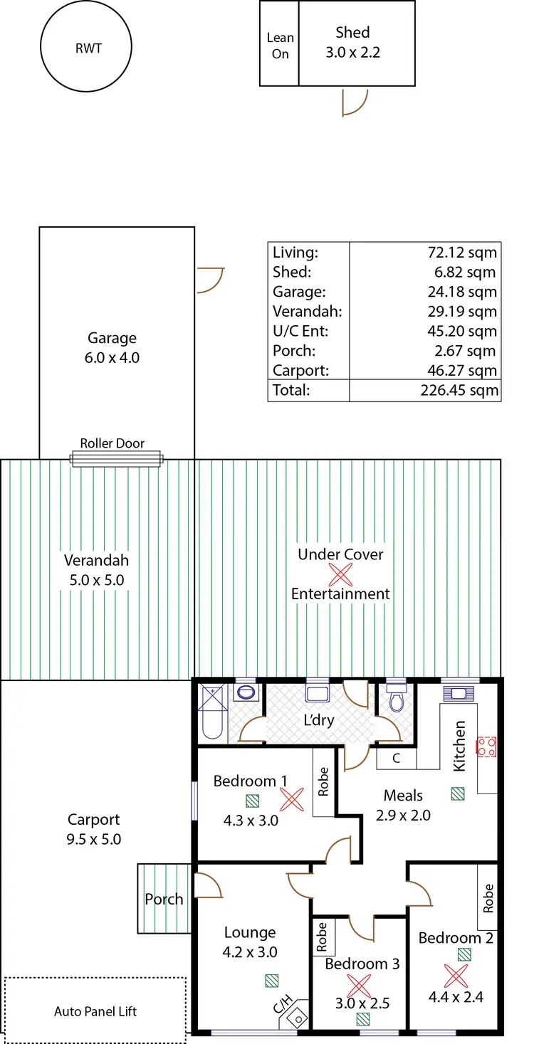 Floorplan of Homely house listing, 14 Harrow Crescent, Salisbury North SA 5108
