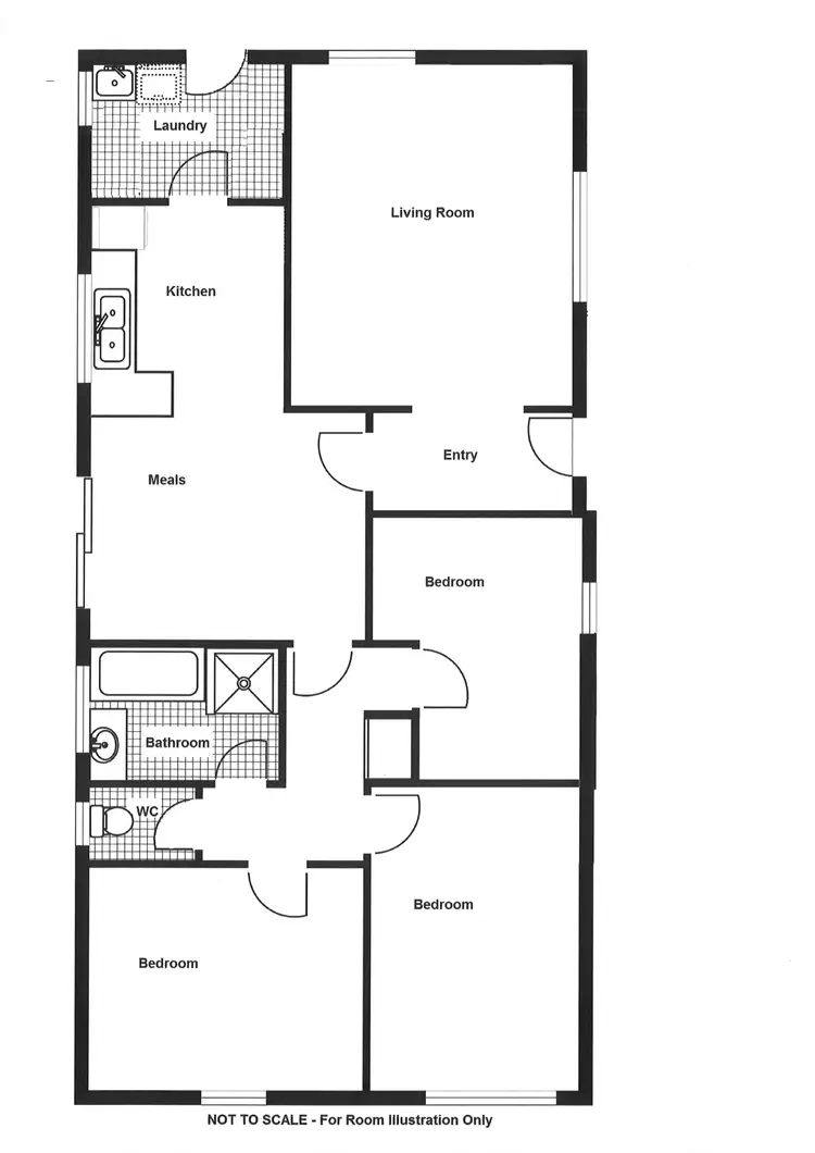Floorplan of Homely house listing, 20 MYALL STREET, Gawler West SA 5118