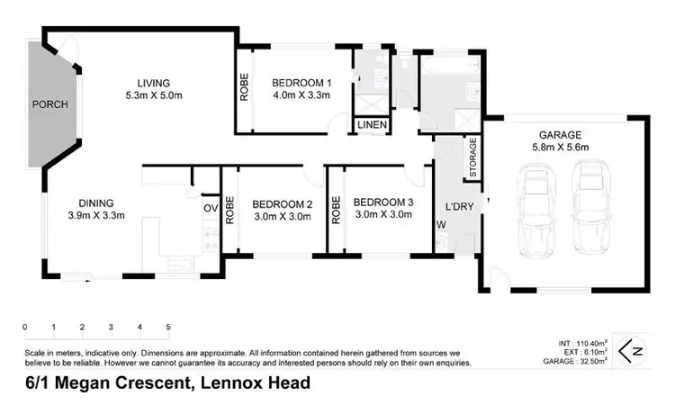 Floorplan of Homely house listing, 6/1 Megan Crescent, Lennox Head NSW 2478