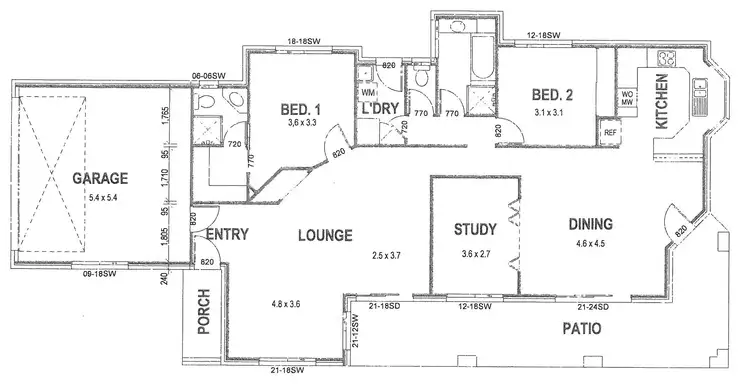 Floorplan of Homely house listing, 1 / 8 Advocate Pl, Banora Point NSW 2486