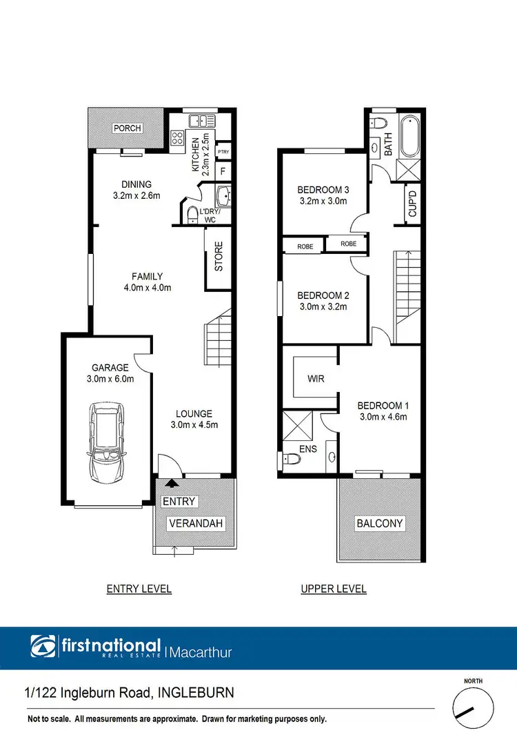 Floorplan of Homely house listing, 1/122 Ingleburn Road, Ingleburn NSW 2565