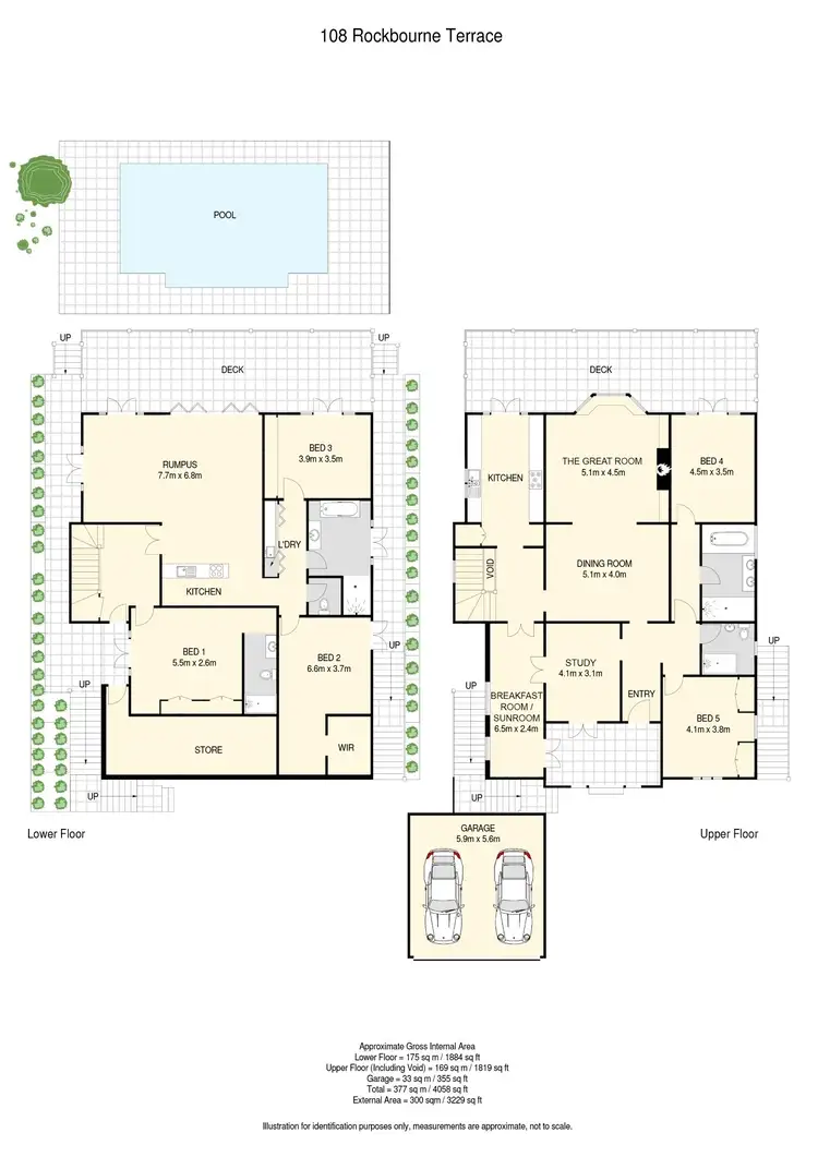 Floorplan of Homely house listing, 108 Rockbourne Terrace, Paddington QLD 4064