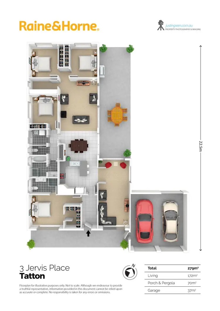 Floorplan of Homely house listing, 3 Jervis Place, Tatton NSW 2650