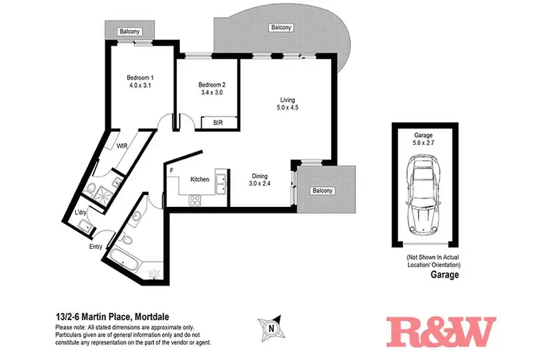 Floorplan of Homely unit listing, 13/2-6 Martin Place, Mortdale NSW 2223