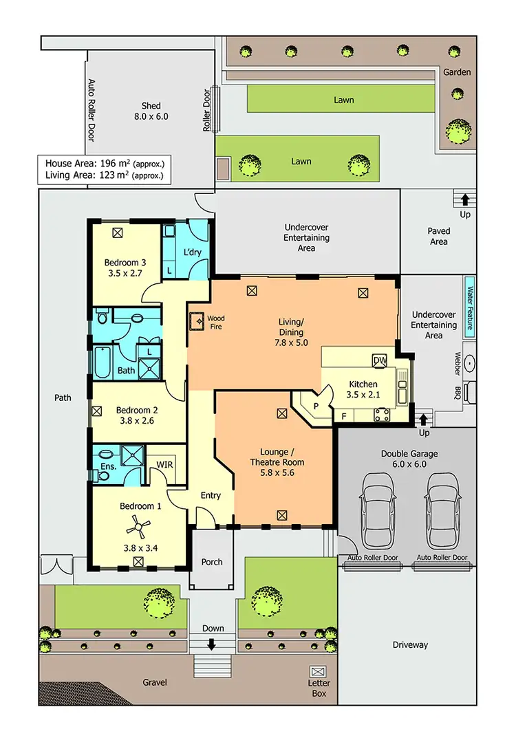 Floorplan of Homely house listing, 30 Edithburgh Avenue, Seaford Rise SA 5169