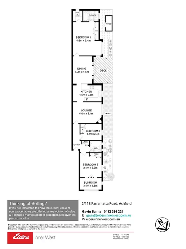 Floorplan of Homely unit listing, 2/118 Parramatta Road, Ashfield NSW 2131