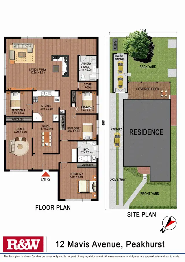 Floorplan of Homely house listing, 12 Mavis Avenue, Peakhurst NSW 2210