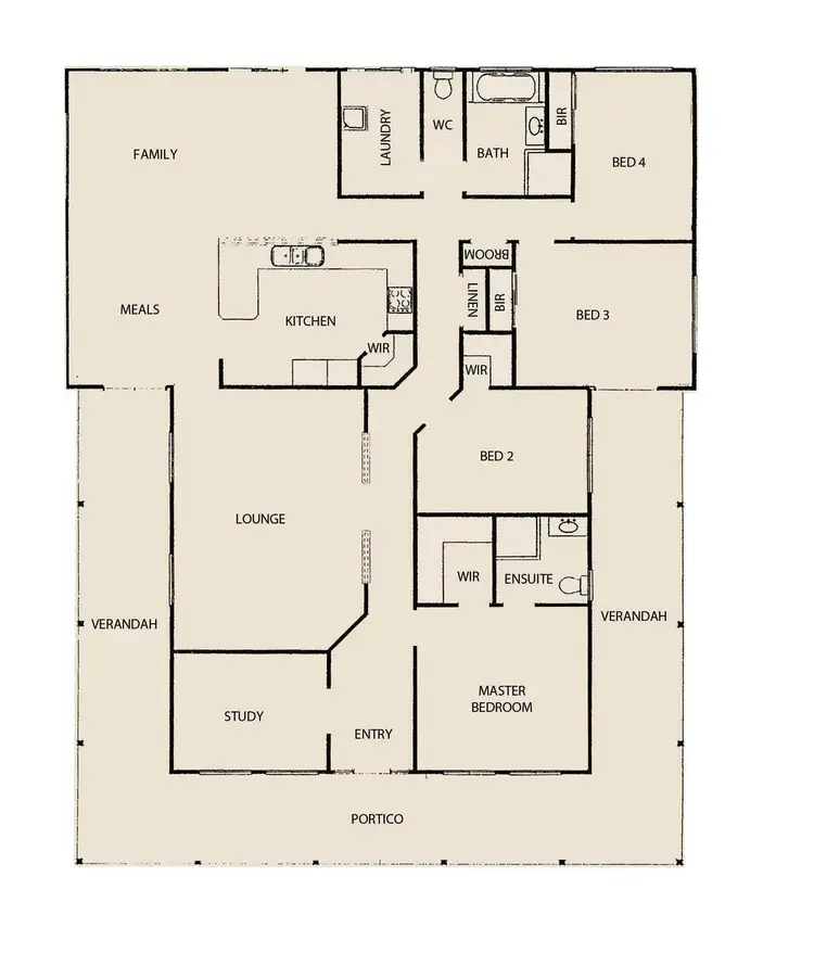 Floorplan of Homely house listing, 15 Lyelta Street, Falcon WA 6210