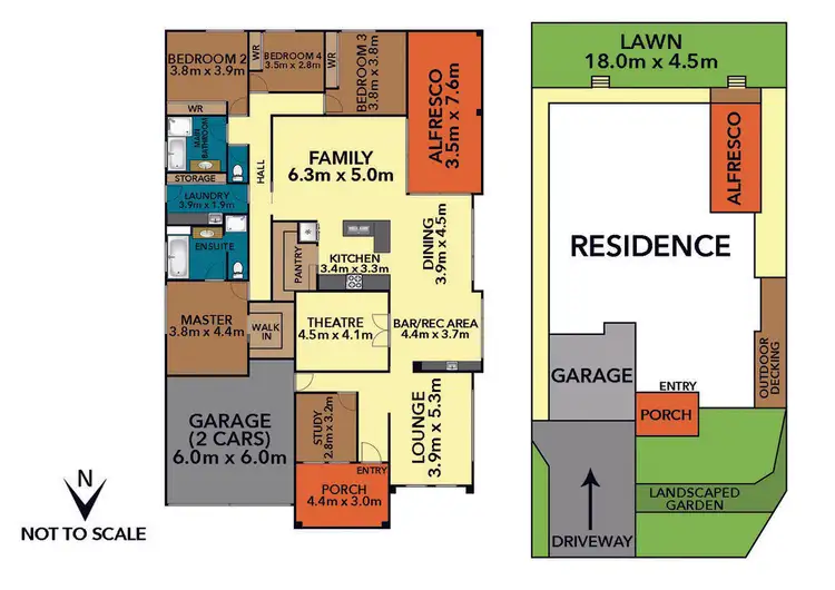 Floorplan of Homely house listing, 8 Fairlight Circuit, Mardi NSW 2259
