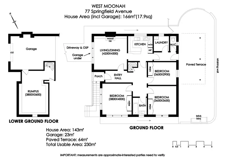 Floorplan of Homely house listing, 77 Springfield Avenue, West Moonah TAS 7009
