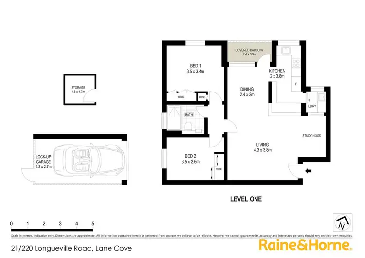 Floorplan of Homely apartment listing, 21/220 Longueville Road, Lane Cove NSW 2066