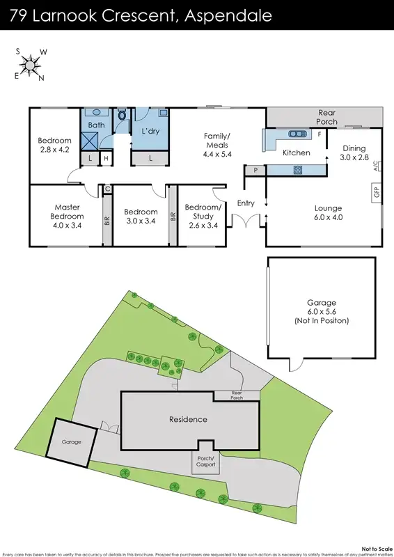 Floorplan of Homely house listing, 79 Larnook Crescent, Aspendale VIC 3195