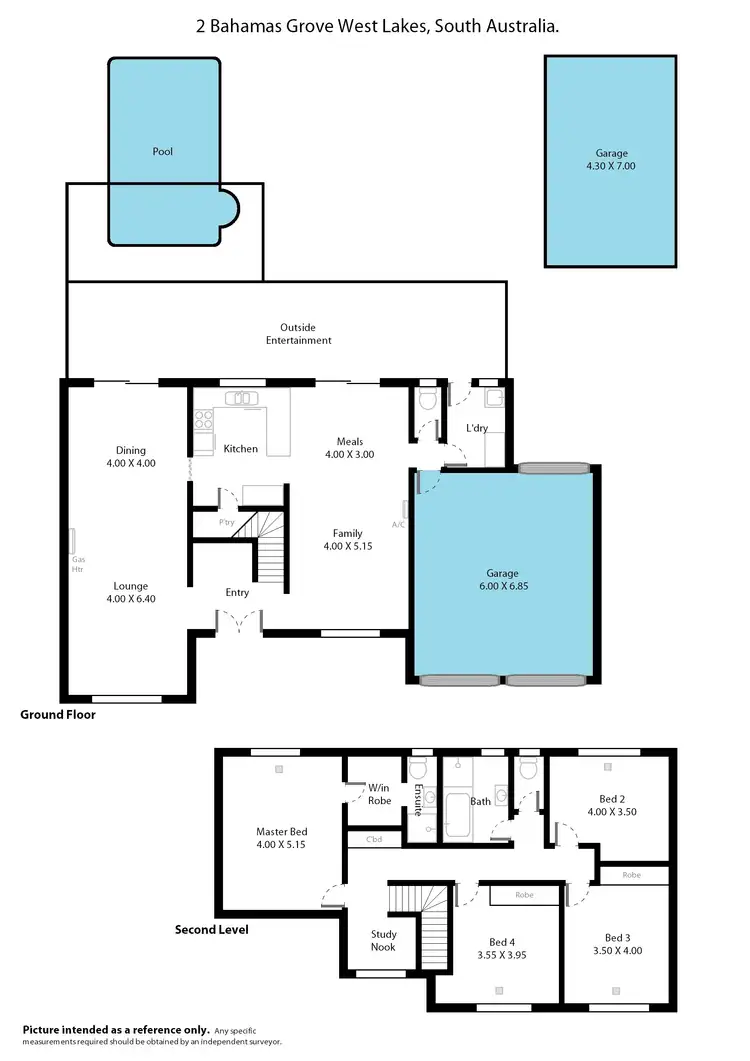 Floorplan of Homely house listing, 2 Bahamas Grove, West Lakes SA 5021