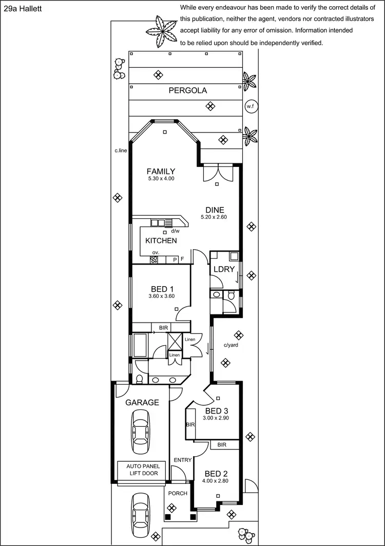 Floorplan of Homely house listing, 29a Hallett Avenue, Tranmere SA 5073