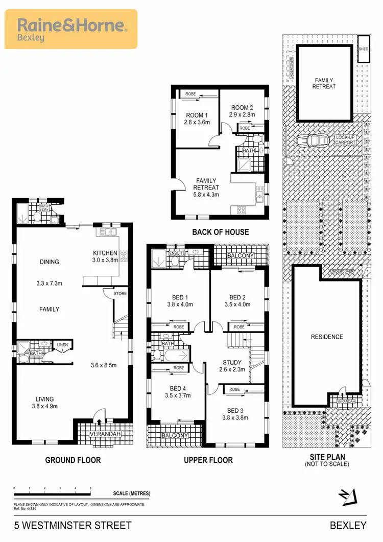 Floorplan of Homely house listing, 5 Westminster Street, Bexley NSW 2207