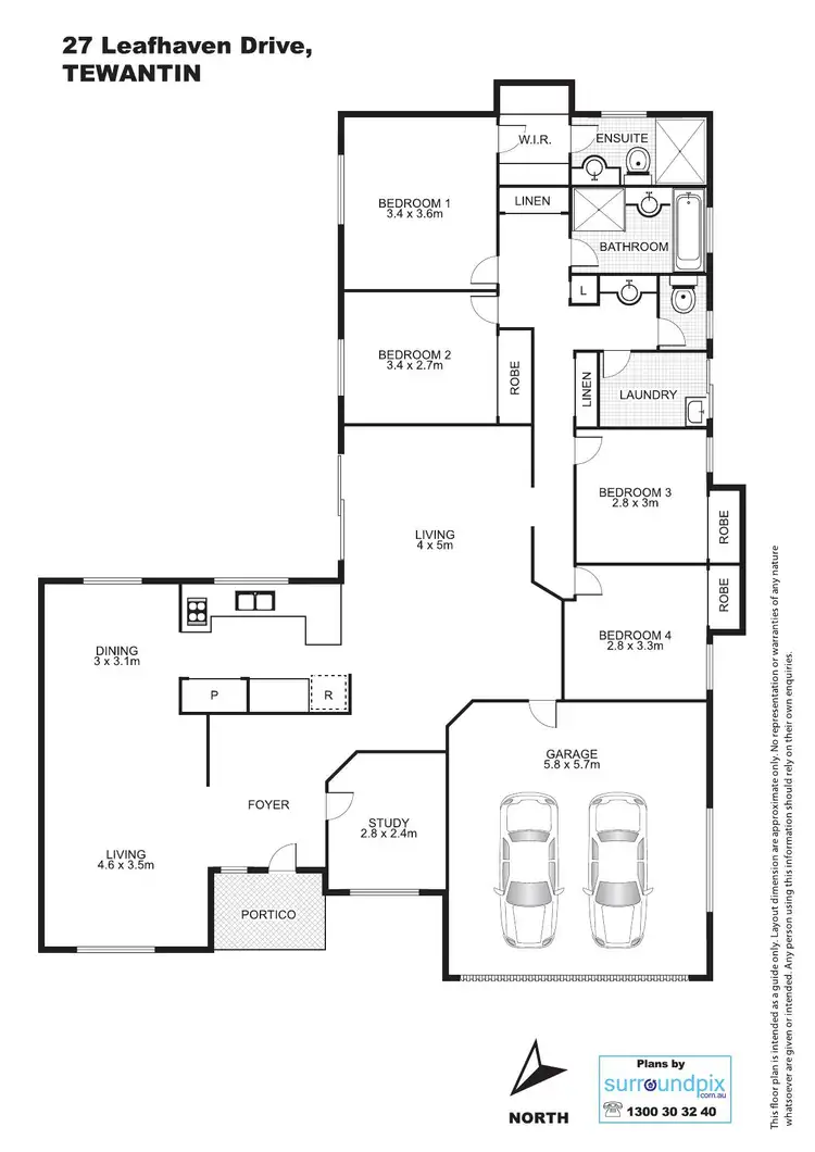 Floorplan of Homely house listing, 27 Leafhaven Drive, Tewantin QLD 4565