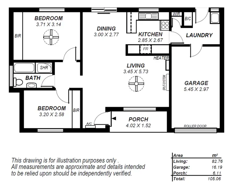 Floorplan of Homely unit listing, 1/12 Braeside Avenue, Holden Hill SA 5088
