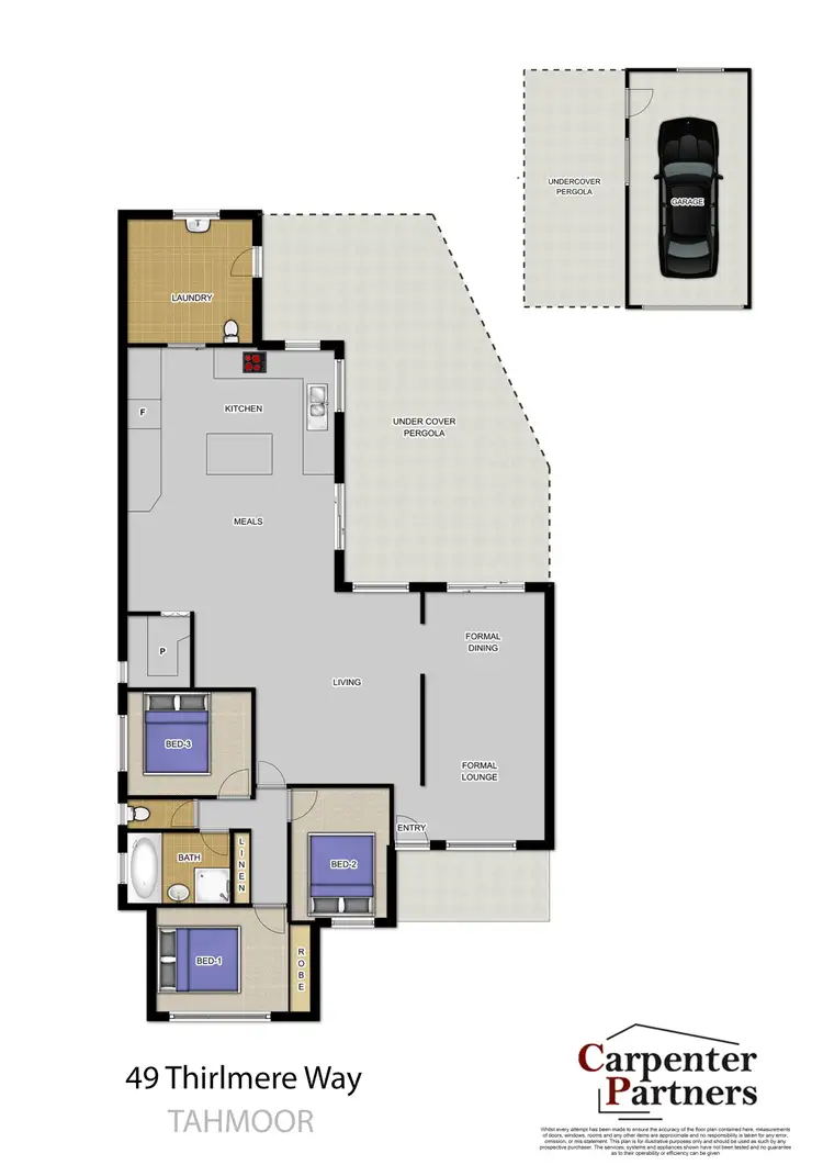 Floorplan of Homely house listing, 49 Thirlmere Way, Tahmoor NSW 2573