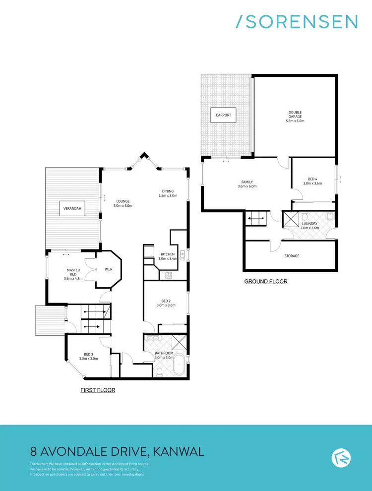 Floorplan of Homely house listing, 8 Avondale Drive, Kanwal NSW 2259