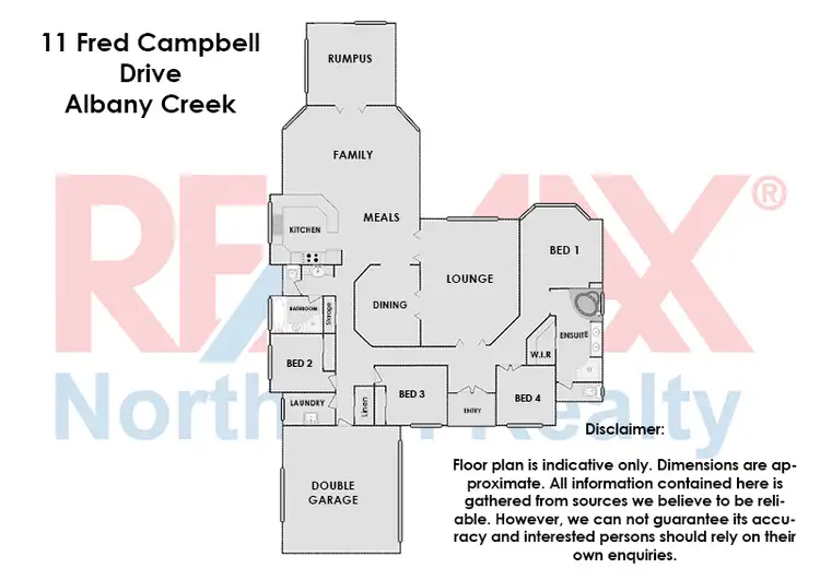 Floorplan of Homely house listing, 11 Fred Campbell Drive, Albany Creek QLD 4035