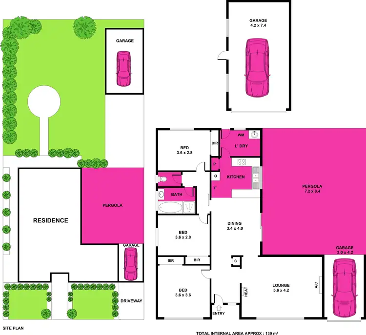 Floorplan of Homely house listing, 6 Mersey Court, St Albans Park VIC 3219